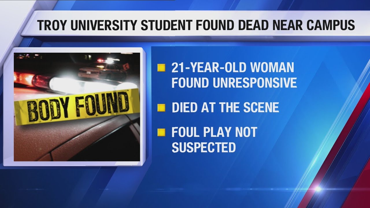 Troy University student found dead near campus - YouTube
