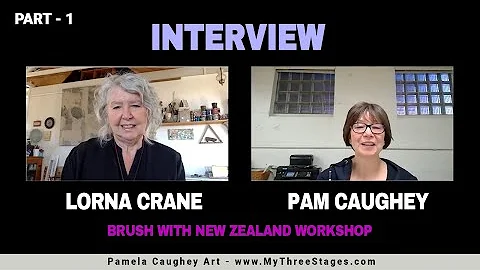 087 - Pamela Caughey and Lorna Crane Interview - Part 1:  New Zealand Workshop! AMAZING Brush Maker!