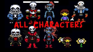Bonetale All Characters, +2 secret characters