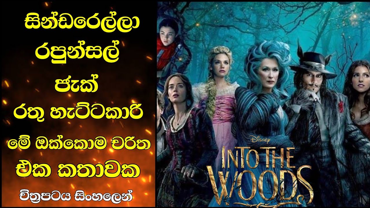 ඔයාලා ආසම සුරංගනා කතා චරිත ඔක්කොම එක කතාවක |In to the woods movie review sinhala