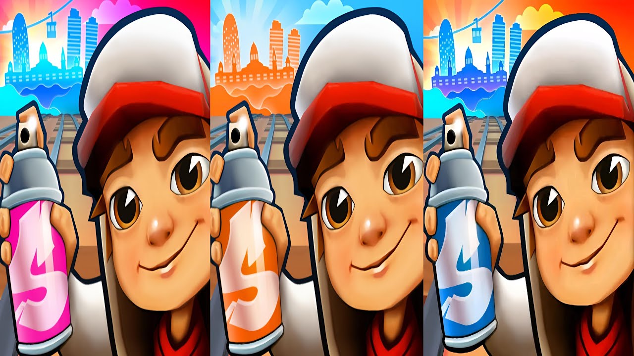 Subway Surfers : Barcelona 2022 🆚 Barcelona 2023 🆚 Barcelona 2025