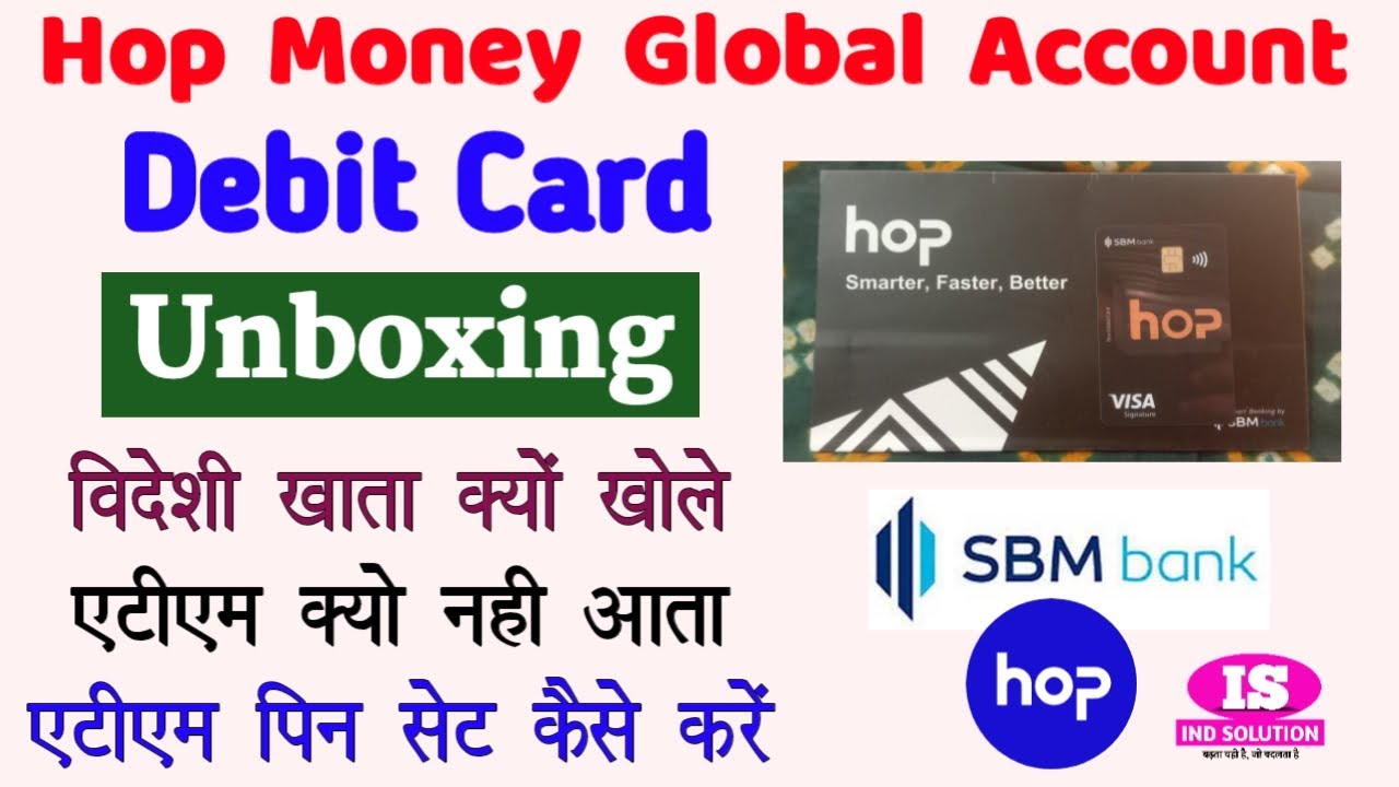 Hop Money One Global Debit Card Review Hop Money Debit Card Unboxing