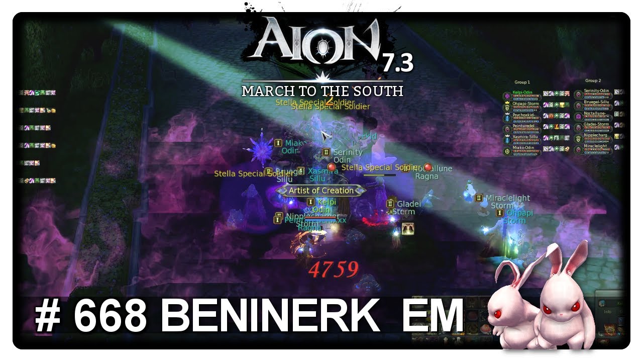 Beninerk EM - Hasen | Monotone AOEs als SM - LETS PLAY AION 