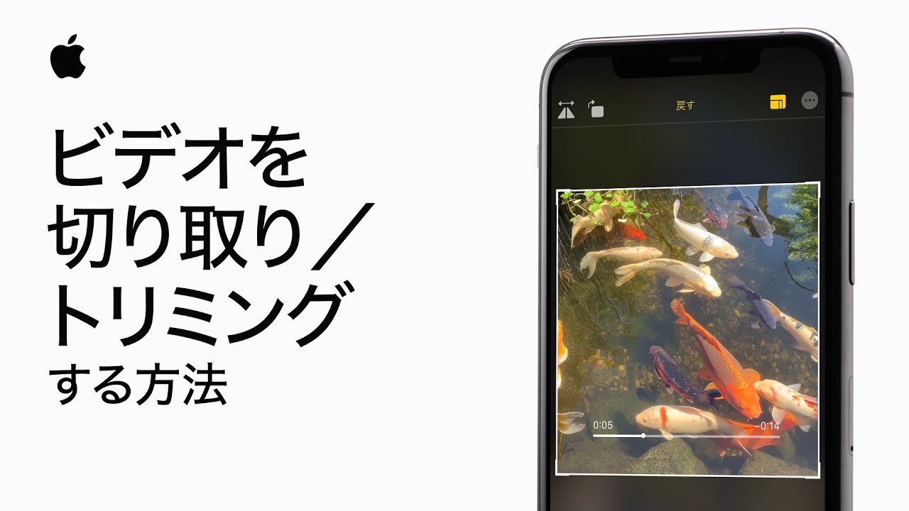 Iphone Ipad Ipod Touchでビデオを切り取ったりトリミングしたりする方法 Appleサポート Youtube