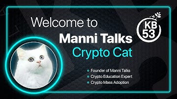 Welcome to Manni Talks, the most adorable and educational crypto channel on YouTube! Ⓜ️🎙️