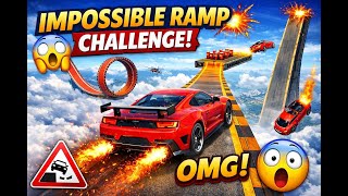 Impossible Ramp Car Driving Challenge 😱 | Extreme Mega Ramp Stunts screenshot 4