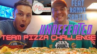 Bellas UNDEFEATED Pizza Challenge w/ Randy Santel, Brandon Clark & Josh!