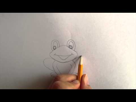 How To Draw a Cartoon Frog