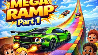 Impossible Car Mega Stunts Ramp Simulator - Mega Ramp Driving - Android Gameplay  Part 1  screenshot 3