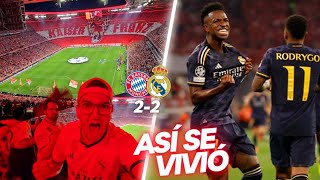 🔥 BAYERN MÚNICH 2-2 REAL MADRID: ASÍ SE VIVIÓ en el Allianz Arena DESDE LA GRADA !! Doblete VINICIUS