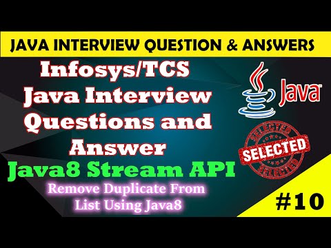 Remove Duplicate Number From List Using Java8 | TCS Java Interview Questions and Answers (HINDI)