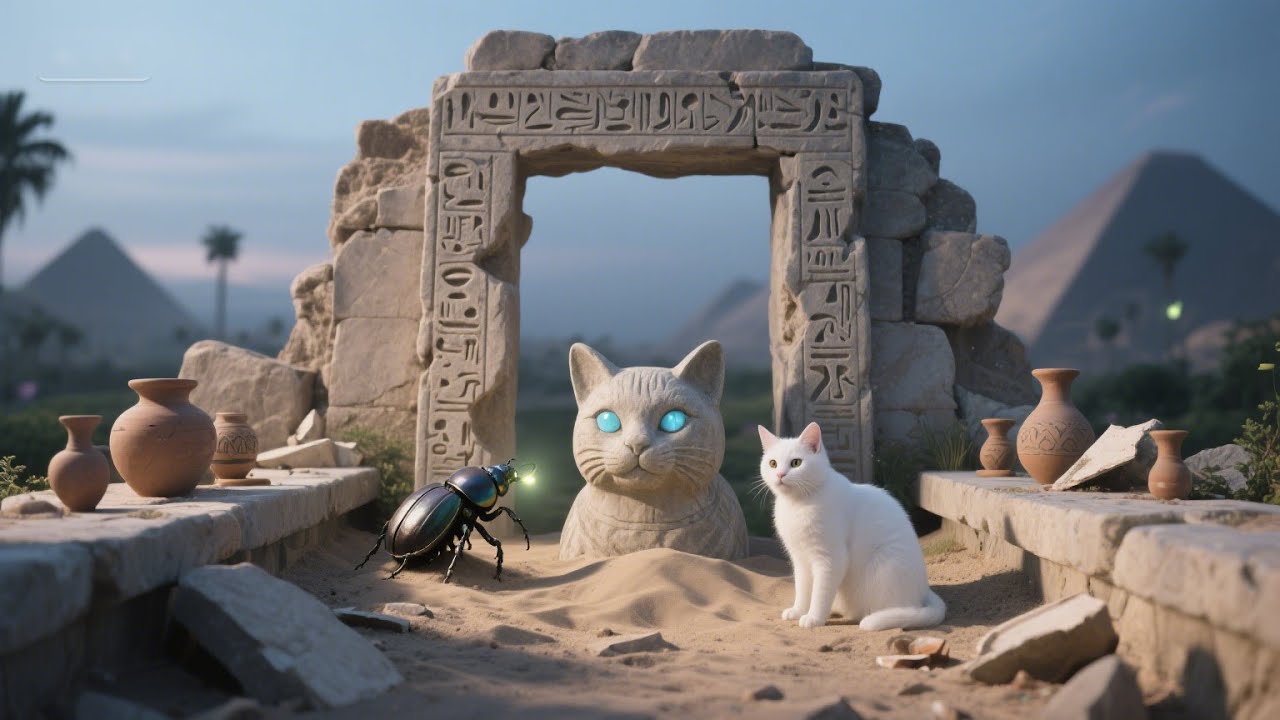 Curiosity got the cat! Into an Hanging Gardens!