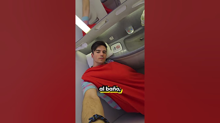 Me quedé a dormir en el baño de un avión ✈️
