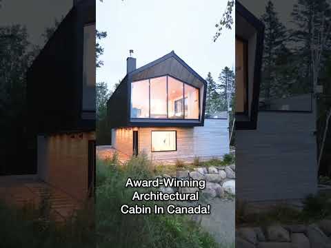 Video: Modernism liniștit, inspirat de privat Boathouse și facilitatea de andocare în Canada