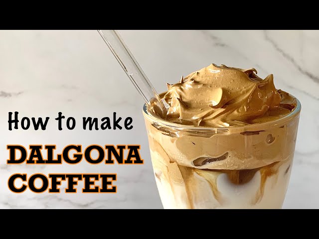 How to Make Dalgona Coffee / Frothy Coffee class=