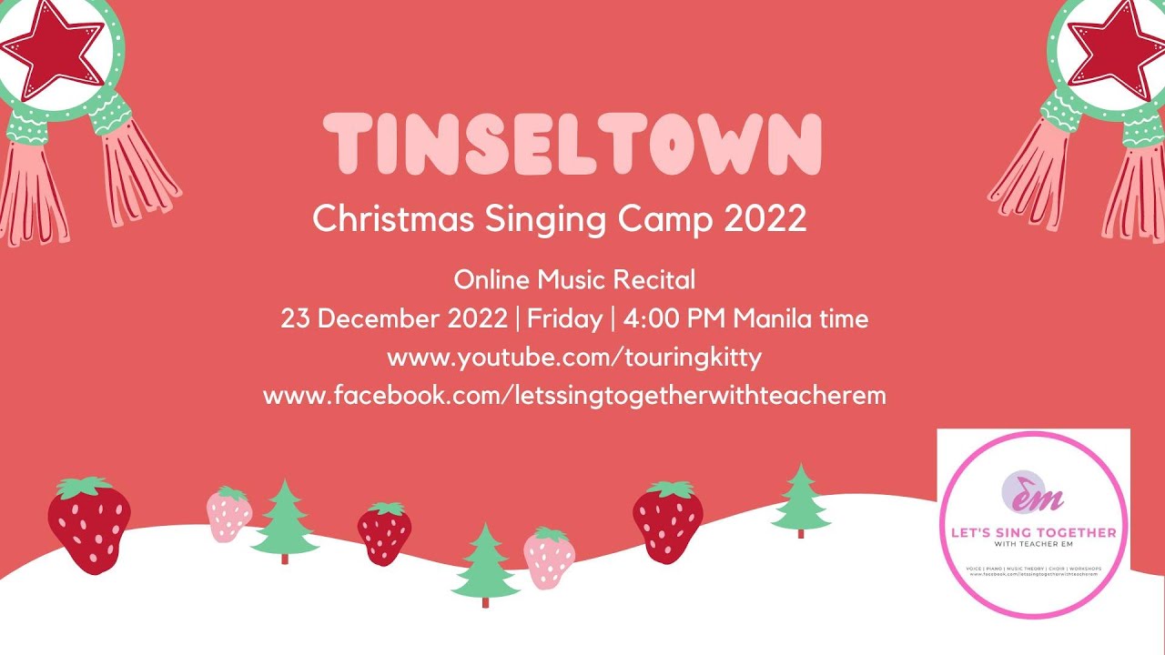 TINSELTOWN CHRISTMAS MUSIC RECITAL 2022 YouTube