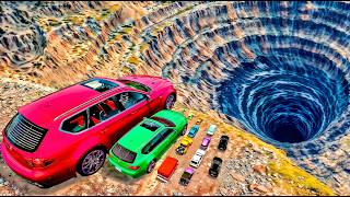 🔥 Big vs Small Cars vs  Leap OF DEATH | Extreme Crashes & Destructio🔥 screenshot 5