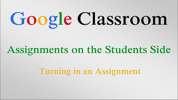 Turning in an Assignment - Google Classroom (Student)
