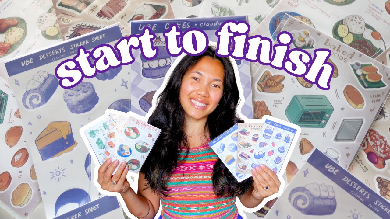 How I Make STICKER SHEETS! Silhouette Cameo 4 + Procreate