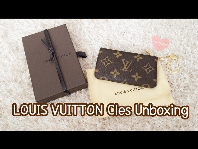 Louis Vuitton Cles Unboxing,Key pouch,Why I got Monogram?,M62650