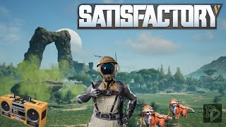 Satisfactory - Update 8 - Lets Play - Part 14 - Building Kinda Day Pt1