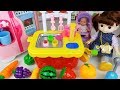 Baby doll and fruit jelly cooking toys kitchen play - ToyMong TV 토이몽