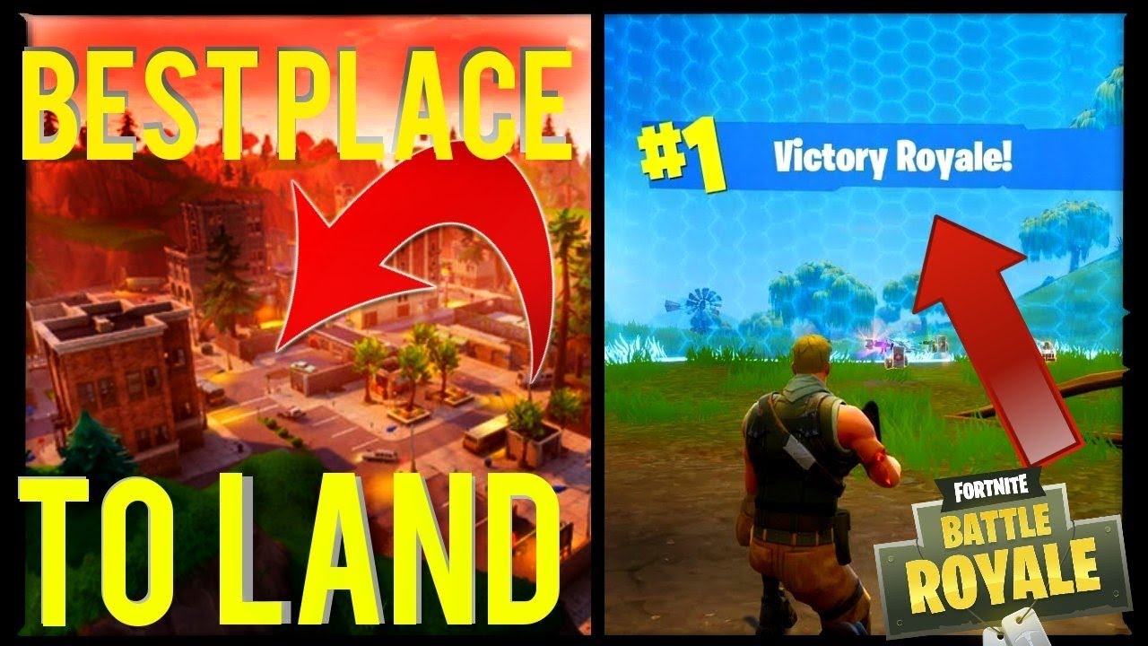 Best Place To Land In Tilted Towers! (Fortnite Battle Royale) YouTube