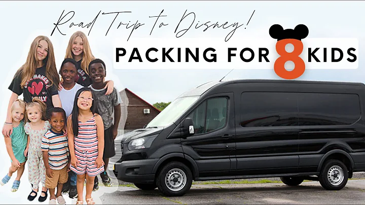 WHAT TO PACK FOR 8 KIDS // Roadtrip to Florida (Di...