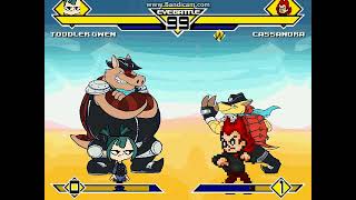 MUGEN: Toddler Gwen (Total Dramarama) VS Cassandra (Picos School)