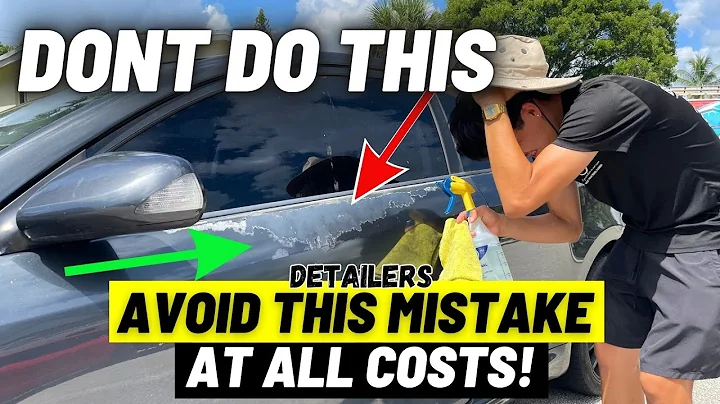 Top 10 Detailing Mistakes You Must Avoid - Detailing Beyond Limits