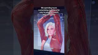 Me customizing my character for hours #tekken8