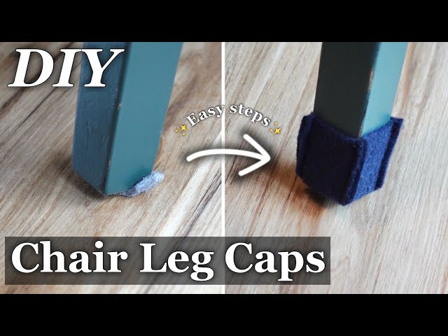 Felted Furniture Feet aka Chair Socks … Great Home Hack, Easy To