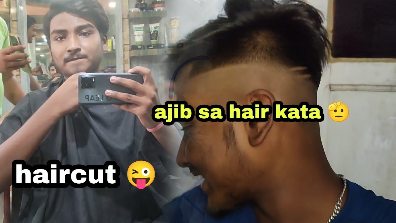 47 hair cut karwane gya tha kitna ajib hair kaat diya 🫡 YouTube
