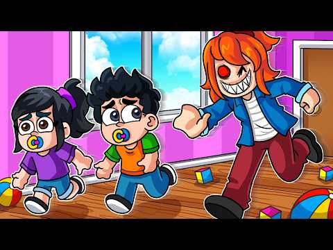 AN EVIL NANNY ADOPTS US IN ROBLOX | Adoption Story Roblox | Adri Sf