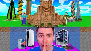 SPĘDZIŁEM 24H pod DOMKIEM NOOBKA z PTYŚ w Minecraft!