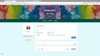 Adding class materials to Google Classroom
