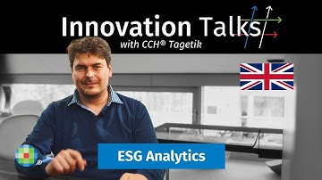 Making ESG reporting sustainable with AI | Innovation Talks with CCH® Tagetik