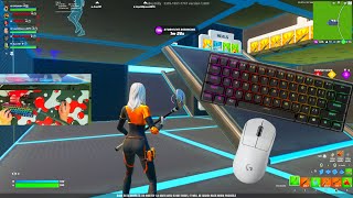 [1 Hr]Steelseries Apex Pro Mini ASMR Chill 🤩3V3V3 Go Goated 🎧 Satisfying Fortnite 240 FPS Smooth