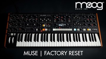 Moog Muse | Factory Reset