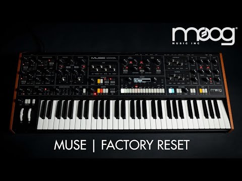 Moog Muse Factory Reset