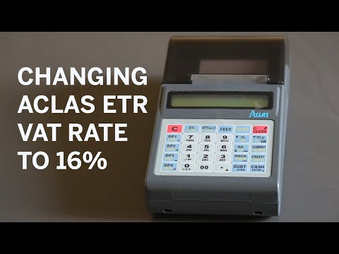 Changing ACLAS ETR Machine to 16%