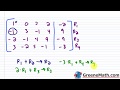 Gaussian Elimination and Gauss-Jordan Elimination Four-Variable Linear System