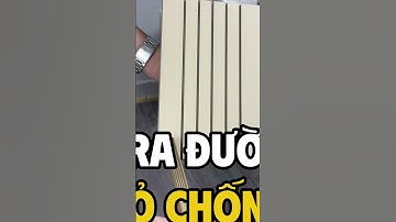 Nẹp T rãnh xước – Chống trượt nhưng không cấn chân! #neptrangtri #nhadep #nepinox #decor #nepant