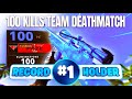 WORLD'S FIRST 100 KILLS *SNIPING ONLY* in TEAM DEATHMATCH.. (Black Ops Cold War)