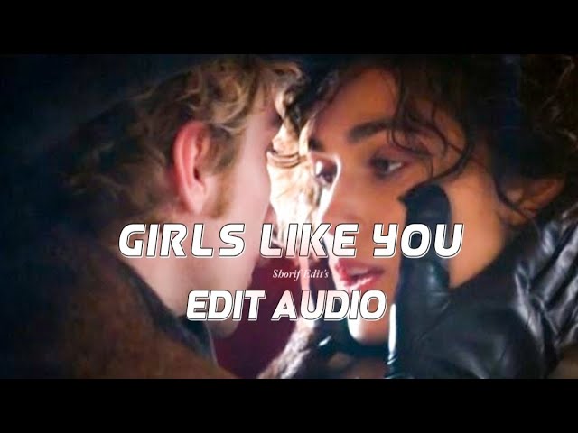 Girls like you - Maroon 5 ft. Carbi  B  | •Edit Audio• | Shorif Edit's class=