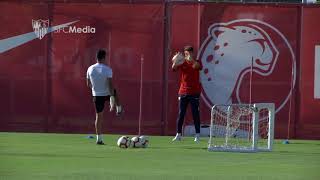 Vaclik Se Ejercita En Una Sesión Presenciada Por El Presidente