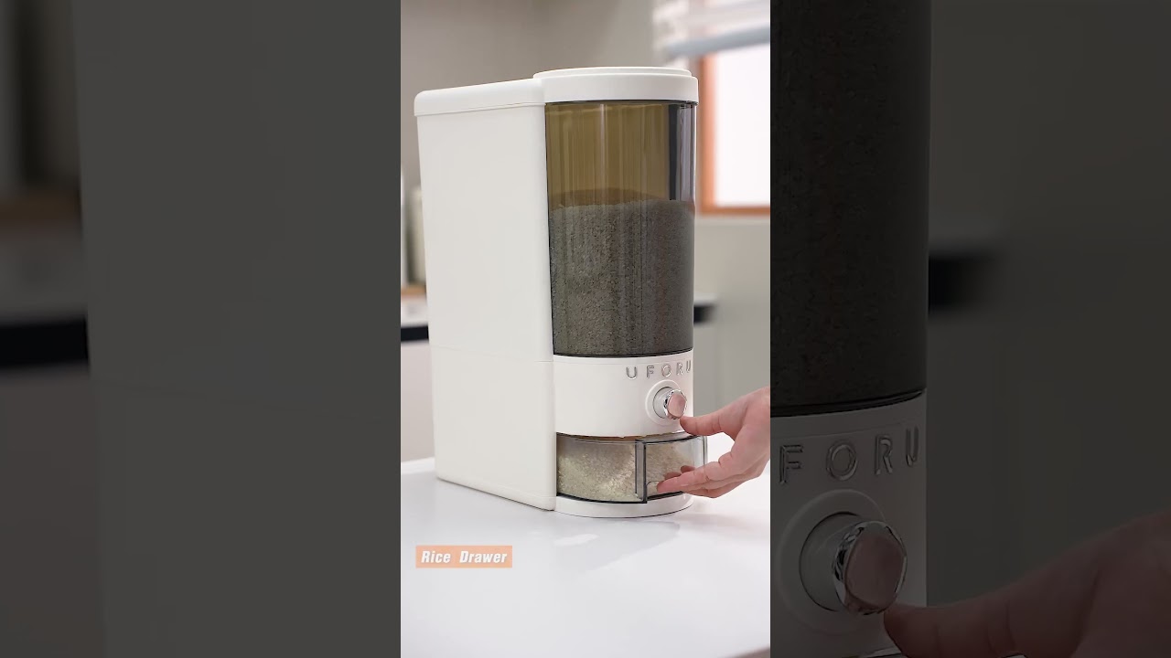 Rice Dispenser 10 & 20 lbs | Large Rice Storage Container for Kitchen&Pantry