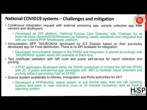 Integrated DHIS2 platform for routine and emergency disease surveillance - DAC2021