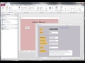 Creating a Main Menu Form in an Access Database