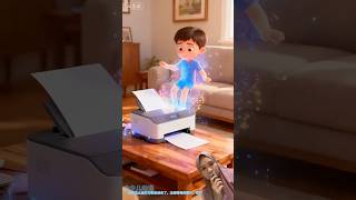 Kakak Masuk Kedalam Mesin Printer